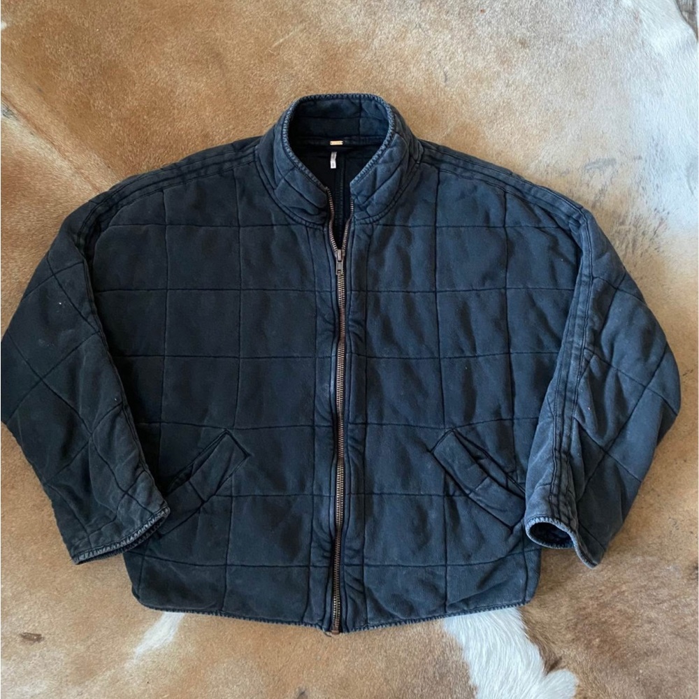 FREE PEOPLE DOLMAN QUILTED JACKET